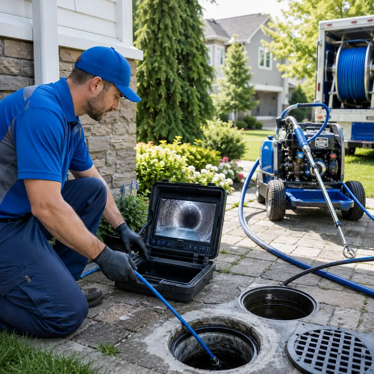 Outdoor drain cleaning professionals serving Union, MI